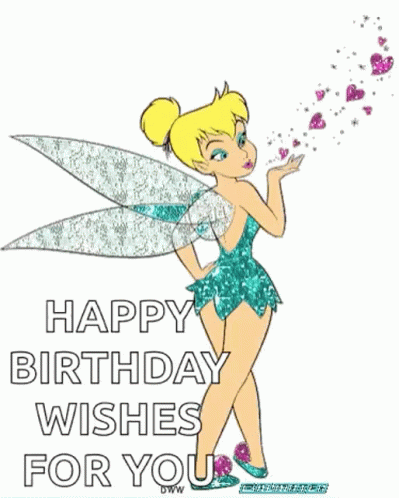 Happy Birthday Tinker Bell GIF.