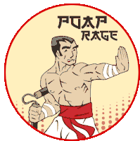 Poap Poap Rage Sticker - Poap Poap Rage Cybertoothkat Stickers