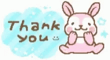 Thank You Bunny GIF - Thank You Bunny Cartoon - Discover  Share GIFs