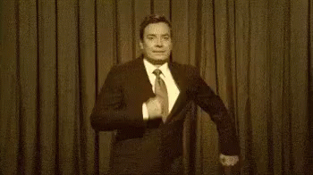 Lets Go GIF - Jimmy Fallon Exit Stage GIFs