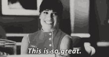 glee rachel berry this is so great happy excited
