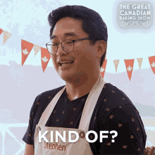 Kind Of Stephen GIF - Kind Of Stephen The Great Canadian Baking Show GIFs