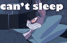 Sleepless Cant Sleep GIF - Sleepless Cant Sleep Bugs Bunny GIFs