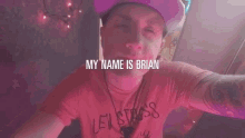My Name Is Brian Peace GIF - My Name Is Brian Peace Peace Out GIFs