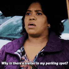 Greys Anatomy Miranda Bailey GIF - Greys Anatomy Miranda Bailey Why Is There A Trailer In My Parking Spot GIFs
