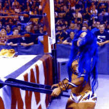 Sasha Banks Steel Chair GIF - Sasha Banks Steel Chair Wwe GIFs