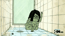 Shower Cry GIF - Shower Cry Cartoon Network GIFs