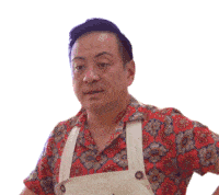 Big Sigh Vincent Chan Sticker - Big Sigh Vincent Chan The Great Canadian Baking Show Stickers