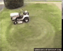Mowing Cat GIF - Mowing Cat Lawn Mower GIFs
