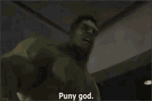 Puny God The Hulk GIF - Puny God The Hulk Loki GIFs