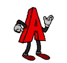 Letter A Red GIF - Letter A Red Dancing GIFs
