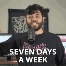 Seven Days A Week Andrew Baena GIF - Seven Days A Week Andrew Baena Everyday GIFs
