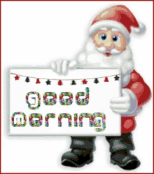 Goodmorning Santa GIF - Goodmorning Morning Santa GIFs