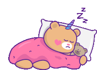 Bear Kawaii Sticker - Bear Kawaii Sleepy Stickers