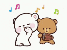Milk And Mocha Bears Music Lovers GIF - Milk And Mocha Bears Music Lovers Dance GIFs