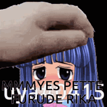 Mmm Yes Pette Furude Rika Pet Head GIF - Mmm Yes Pette Furude Rika Pet Head Higurashi No Naku Koro Ni GIFs