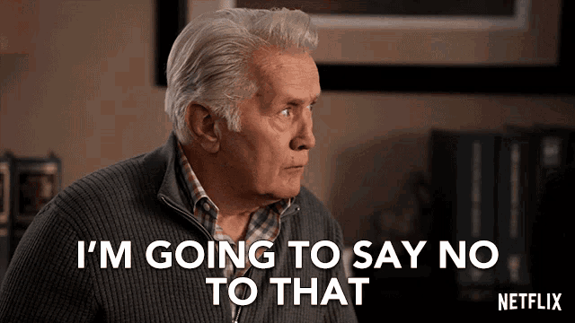 Im Going To Say No To That Sam Waterson GIF - Im Going To Say No To That Sam Waterson Sol Bergstein GIFs