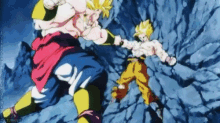 Goku Broly GIF - Goku Broly Fight GIFs