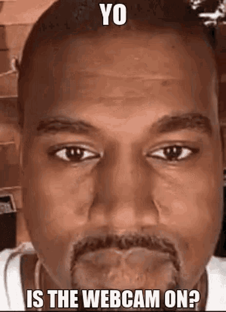 Kanye West Stare Webcam Gif Kanye West Stare Kanye West Kanye Discover Share Gifs