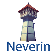 Neverin Gemeinde Sticker - Neverin Gemeinde Wasserturm Stickers
