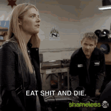 Eat Shit And Die Emma Greenwell GIF - Eat Shit And Die Emma Greenwell Mandy Milkovich GIFs
