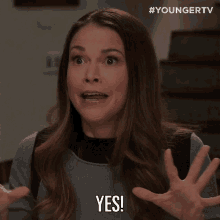 Yes Liza Miller GIF - Yes Liza Miller Younger GIFs