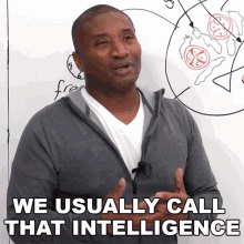 We Usually Call That Intelligence James GIF - We Usually Call That Intelligence James Engvid GIFs