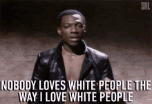 nobody loves white people i love white people i love them eddie murphy nbc