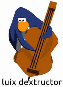 luix dextructor club penguin music musica contrabajo