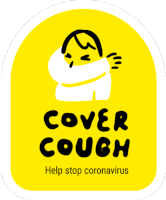 Cover Cough Help Stop Coronavirus Sticker - Cover Cough Help Stop Coronavirus Coronavirus Stickers