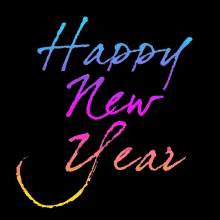 Happy New Year Colorful GIF - Happy New Year Happy New GIFs