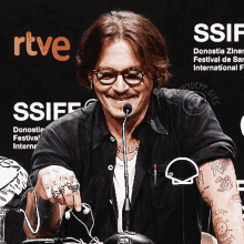 johnny depp 68ssiff san sebastian international film festival tattoo smile johnny depp 68ssiff san sebastian international film festival tattoo smile