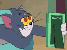 Heart Eyes Tom And Jerry GIF - Heart Eyes Tom And Jerry Love GIFs