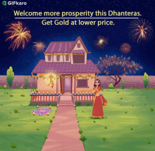 Welcome More Prosperity This Dhanteras Gifkaro GIF - Welcome More Prosperity This Dhanteras Gifkaro Festival GIFs