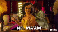 No Maam Aj And The Queen GIF - No Maam Aj And The Queen Nope GIFs