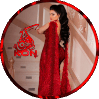 Msh Red Dress Sticker - Msh Red Dress Beautiful Stickers