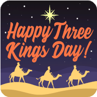Happy Three Kings Day Epiphany Sticker - Happy Three Kings Day Epiphany 3kings Day Stickers