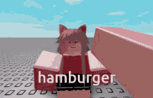 minecraft hamburger