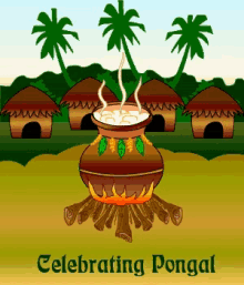 Celebrating Pingal Happy Pongal GIF - Celebrating Pingal Happy Pongal GIFs