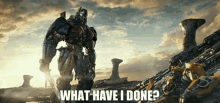 Transformers Optimus Prime GIF - Transformers Optimus Prime What Have I Done GIFs