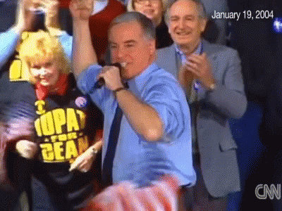 Howard Dean GIF - Howard Dean Yyeeeeaaahhh GIFs