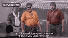 oserif you try anything again you fool.i%27i crush you under my feet. mammootty rajamanikyan rahman
