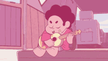 steven universe guitar music playing