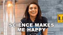 Science Makes Me Happy Grace GIF - Science Makes Me Happy Grace The King Of Random GIFs