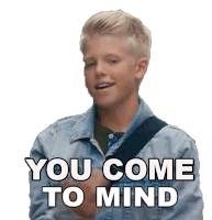 You Come To Mind Carson Lueders Sticker - You Come To Mind Carson Lueders Remember Summertime Song Stickers