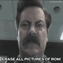 Ron Swonson Erase GIF - Ron Swonson Erase Picture GIFs