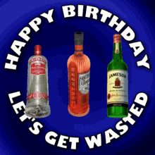 Happy Birthday Lets Get Wasted GIF - Happy Birthday Lets Get Wasted Happy Birthday Booze GIFs