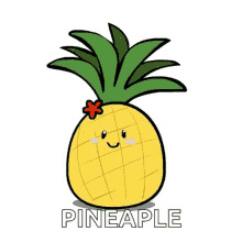 Pineapple Kawaii GIF - Pineapple Kawaii Bounce GIFs