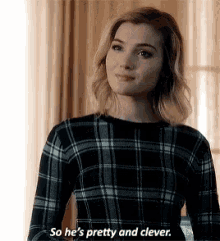 So Hes Pretty And Clever Gifted GIF - So Hes Pretty And Clever Gifted Esme Frost GIFs