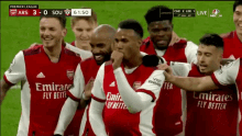 Gabriel Vs Southampton Arsenal Celebrates GIF - Gabriel Vs Southampton Arsenal Celebrates Gabriel Magalhaes GIFs